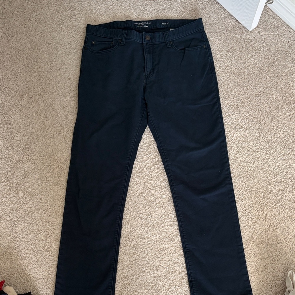 Banana Republic Men's Dark Blue Straight Jeans